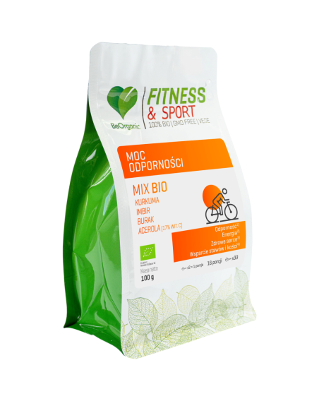 BeOrganic Moc Odporności MIX BIO w proszku 100 g w Pakuj ZDROWIE Gdańsk Wrzeszcz