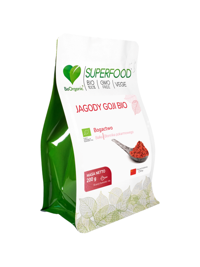 BeOrganic Jagody Goji BIO 200 g w Pakuj ZDROWIE Gdańsk Wrzeszcz