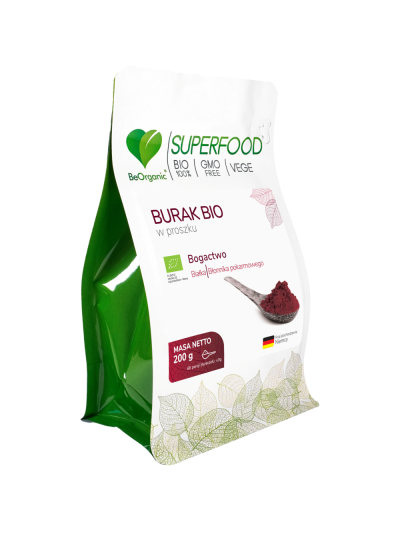 BeOrganic Burak BIO w proszku 200 g w Pakuj ZDROWIE Gdańsk Wrzeszcz