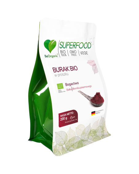BeOrganic Burak BIO w proszku 200 g w Pakuj ZDROWIE Gdańsk Wrzeszcz