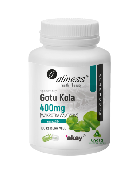 ALINESS Gotu Kola 400mg 100 vcaps w Pakuj ZDROWIE Gdańsk Wrzeszcz