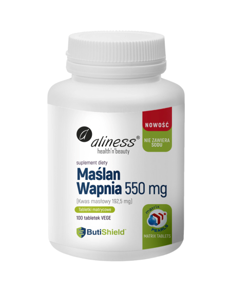 ALINESS Maślan Wapnia 550mg 100 vtabs w Pakuj ZDROWIE Gdańsk Wrzeszcz