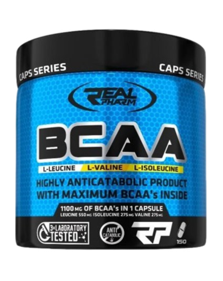 REAL PHARM BCAA 150 caps w Pakuj ZDROWIE Gdańsk Wrzeszcz