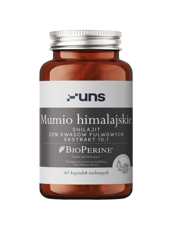 UNS Mumio himalajskie + Bioperine 60 vcaps w Pakuj ZDROWIE Gdańsk Wrzeszcz