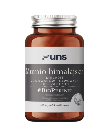 UNS Mumio himalajskie + Bioperine 60 vcaps w Pakuj ZDROWIE Gdańsk Wrzeszcz