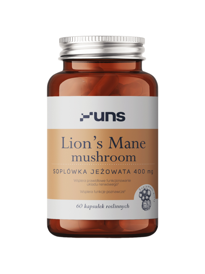 UNS Lion's Mane Mushroom 60 vcaps w Pakuj ZDROWIE Gdańsk Wrzeszcz