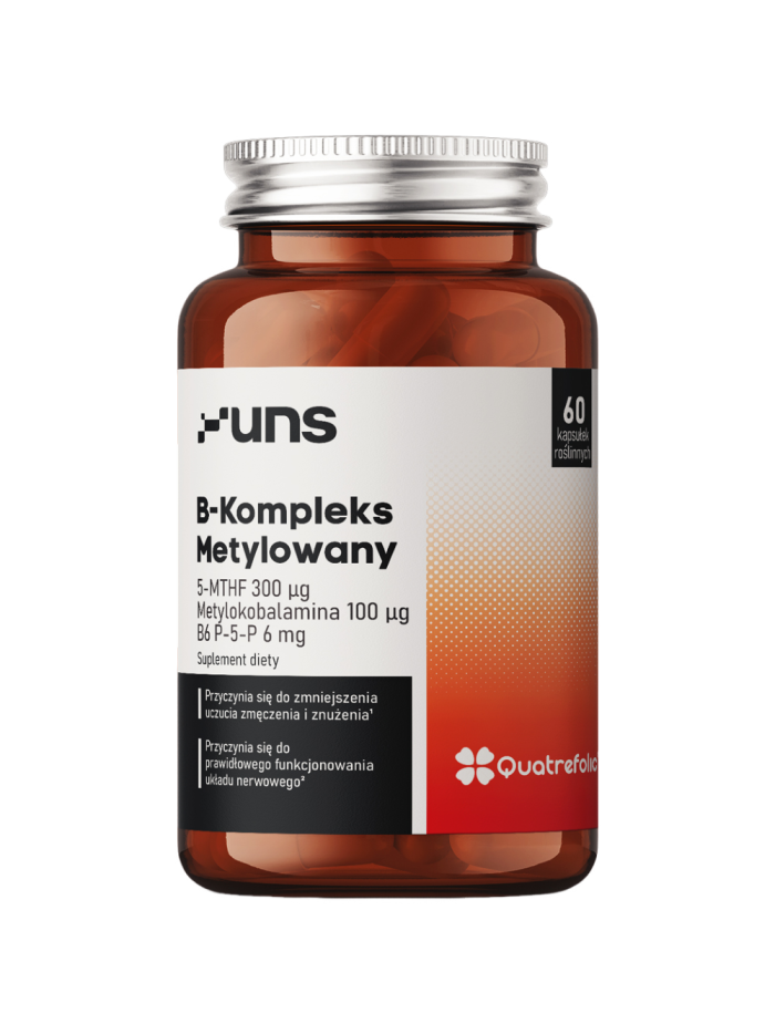 UNS B-Kompleks metylowany 60 vcaps w Pakuj ZDROWIE Gdańsk Wrzeszcz