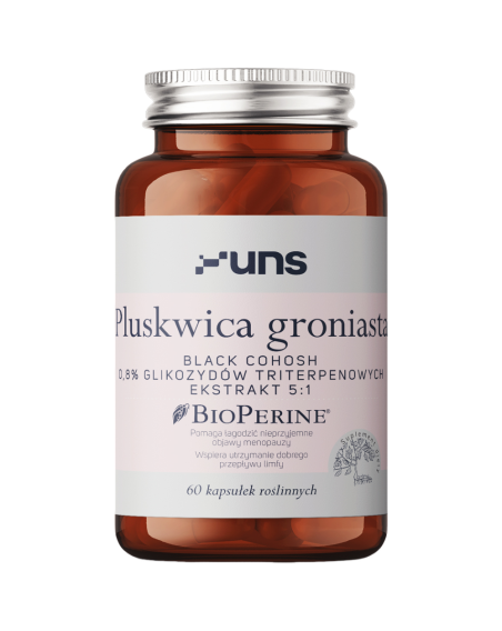 UNS Pluskwica groniasta + Bioperine 60 vcaps w Pakuj ZDROWIE Gdańsk Wrzeszcz