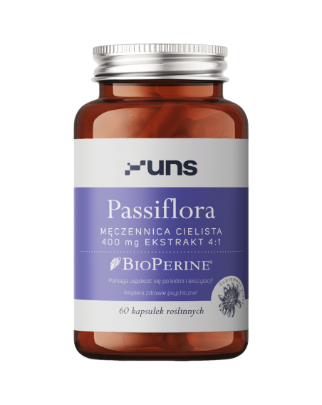 UNS Passiflora + Bioperine 60 vcaps w Pakuj ZDROWIE Gdańsk Wrzeszcz