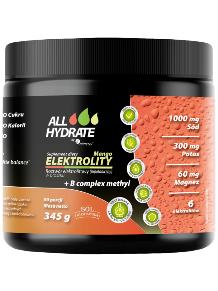 ALLHydrate Elektrolity + B Complex Methyl 345 g w Pakuj ZDROWIE Gdańsk Wrzeszcz