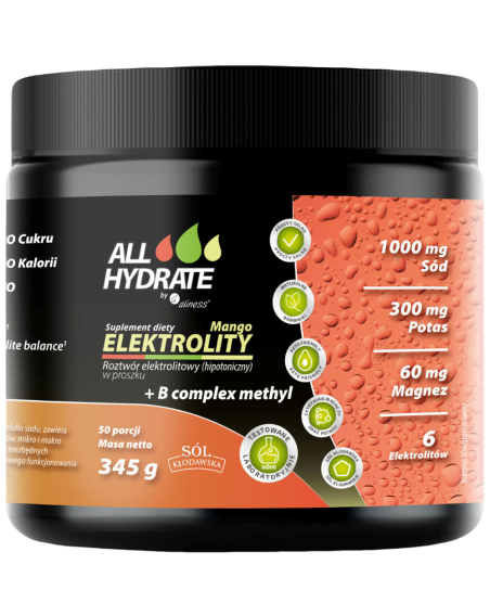 ALLHydrate Elektrolity + B Complex Methyl 345 g w Pakuj ZDROWIE Gdańsk Wrzeszcz