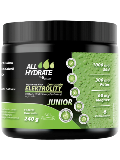 ALLHydrate Elektrolity Junior 240 g w Pakuj ZDROWIE Gdańsk Wrzeszcz