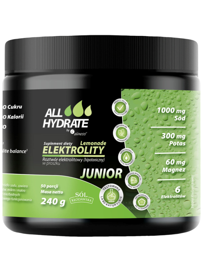 ALLHydrate Elektrolity Junior 240 g w Pakuj ZDROWIE Gdańsk Wrzeszcz
