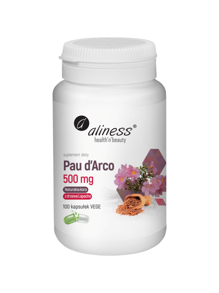 ALINESS Pau d'Arco 500mg 100 vcaps w Pakuj ZDROWIE Gdańsk Wrzeszcz