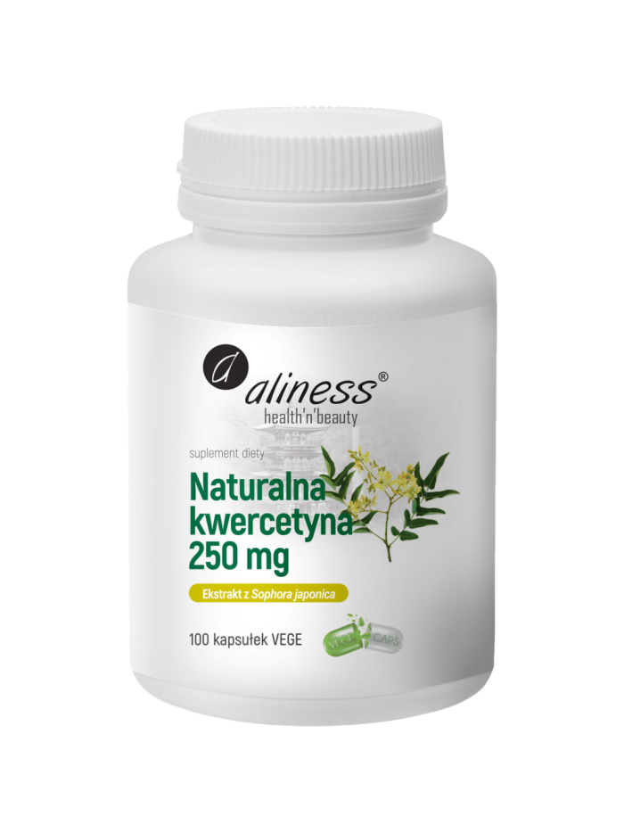 ALINESS Naturalna kwercetyna 250mg 100 vcaps w Pakuj ZDROWIE Gdańsk Wrzeszcz