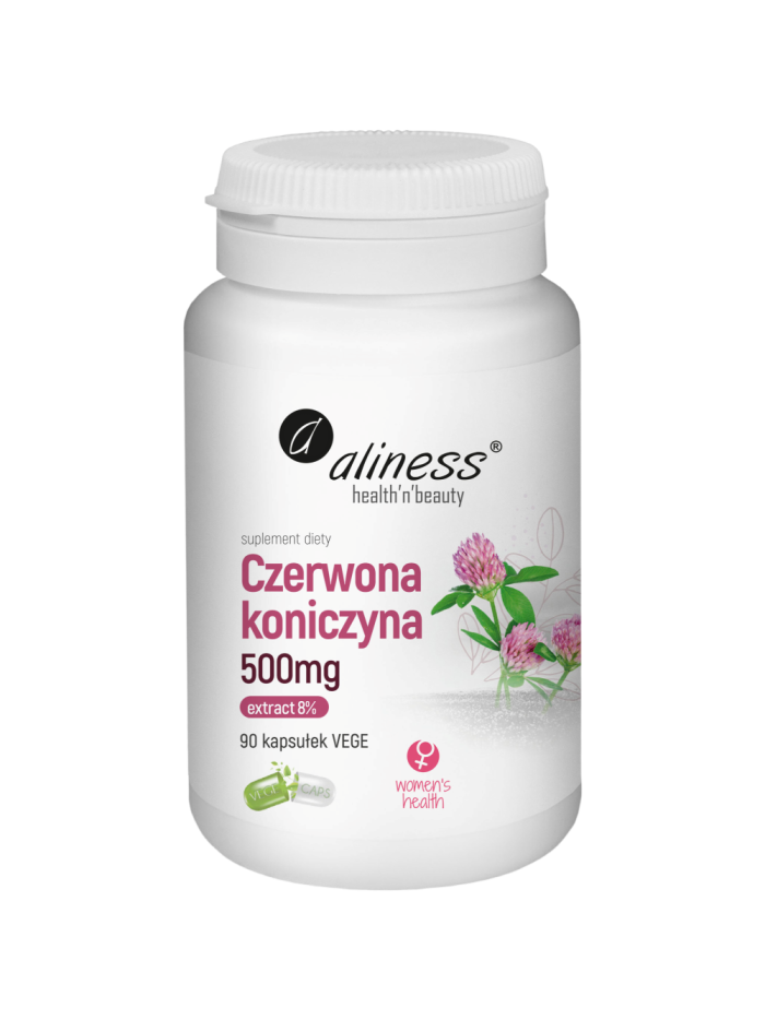 ALINESS Czerwona koniczyna 500mg 90 vcaps w Pakuj ZDROWIE Gdańsk Wrzeszcz