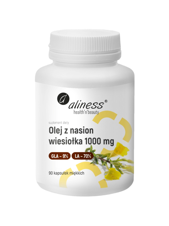 ALINESS Olej z nasion wiesiołka 1000mg 90 caps w Pakuj ZDROWIE Gdańsk Wrzeszcz