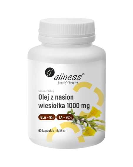 ALINESS Olej z nasion wiesiołka 1000mg 90 caps w Pakuj ZDROWIE Gdańsk Wrzeszcz