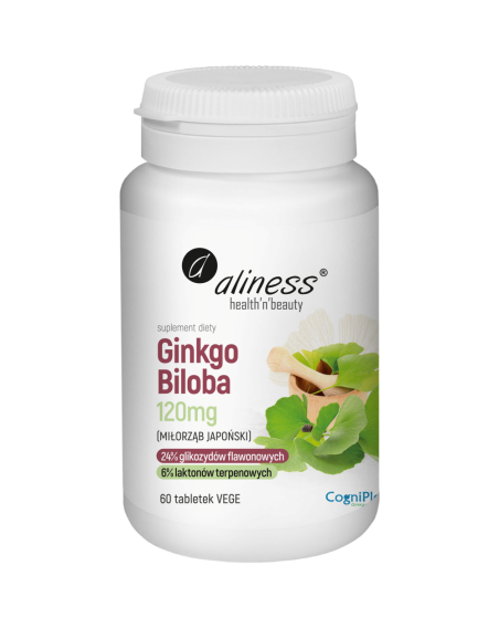 ALINESS Ginkgo Biloba 120mg 60 vtabs w Pakuj ZDROWIE Gdańsk Wrzeszcz