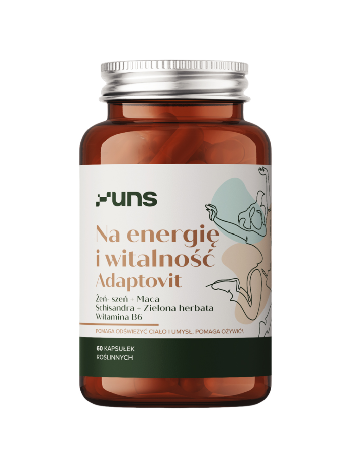 UNS Na energię i witalność Adaptovit 60 vcaps w Pakuj ZDROWIE Gdańsk Wrzeszcz