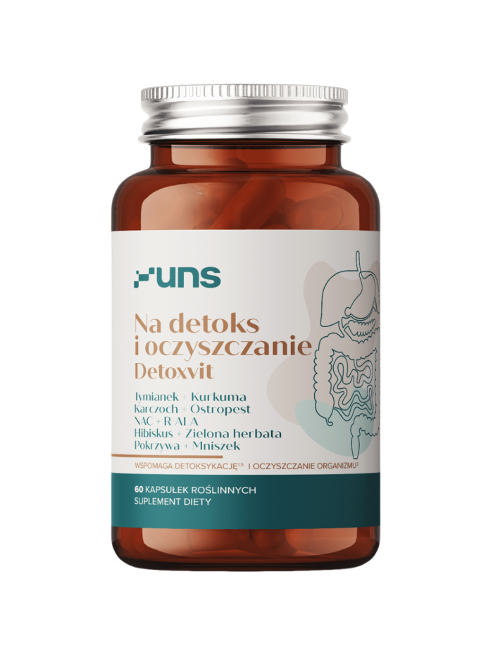 UNS Na detoks i oczyszczanie Detoxvit 60 vcaps w Pakuj ZDROWIE Gdańsk Wrzeszcz