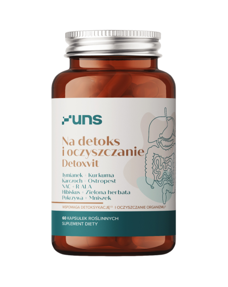 UNS Na detoks i oczyszczanie Detoxvit 60 vcaps w Pakuj ZDROWIE Gdańsk Wrzeszcz