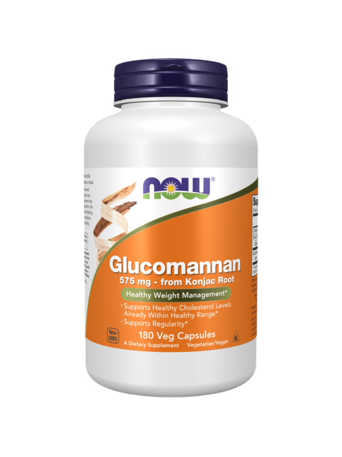 NOW FOODS Glucomannan 575mg 180 vcaps w Pakuj ZDROWIE Gdańsk Wrzeszcz
