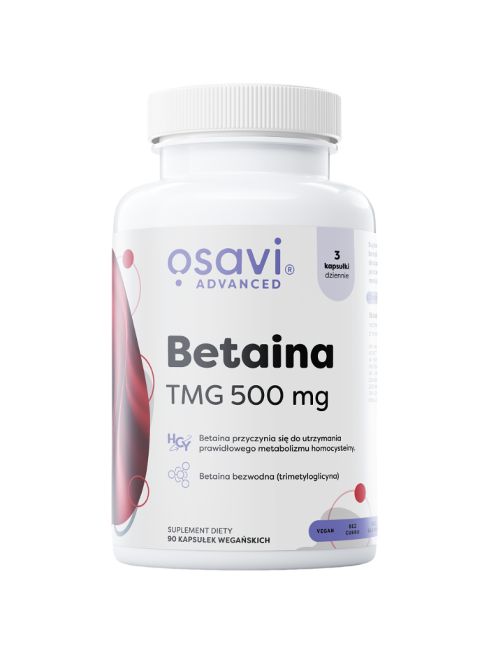 OSAVI Betaina TMG 500mg 90 vcaps w Pakuj ZDROWIE Gdańsk Wrzeszcz