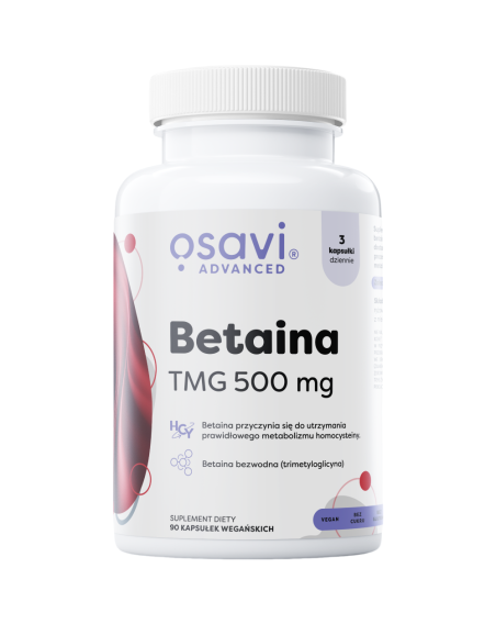 OSAVI Betaina TMG 500mg 90 vcaps w Pakuj ZDROWIE Gdańsk Wrzeszcz
