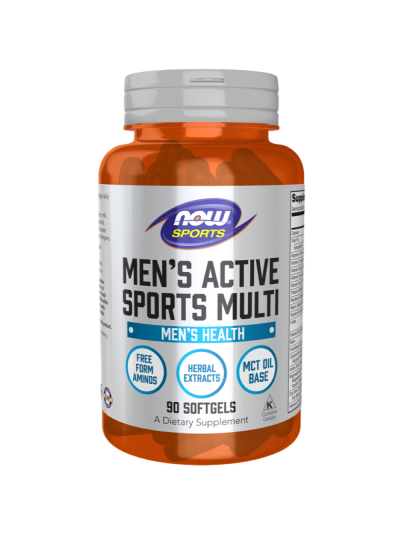 NOW FOODS Men's Active Sports Multi Softgels 90 caps w Pakuj ZDROWIE Gdańsk Wrzeszcz