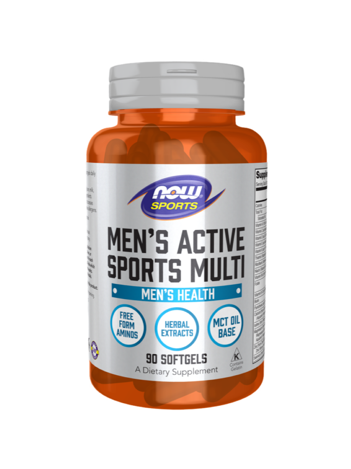 NOW FOODS Men's Active Sports Multi Softgels 90 caps w Pakuj ZDROWIE Gdańsk Wrzeszcz