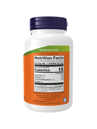 Skład NOW FOODS Chlorella Pure Powder 113 g w Pakuj ZDROWIE Gdańsk Wrzeszcz