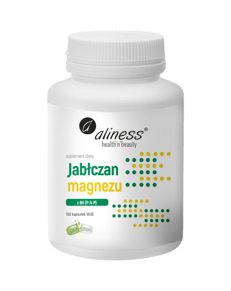 ALINESS Jabłczan magnezu z B6 P-5-P 100 vcaps w Pakuj ZDROWIE Gdańsk Wrzeszcz