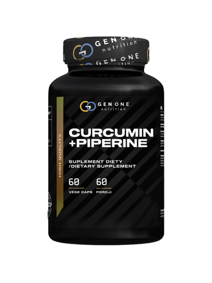 GEN ONE Curcumin + Piperine 60 vcaps w Pakuj ZDROWIE Gdańsk Wrzeszcz