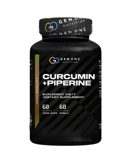 GEN ONE Curcumin + Piperine 60 vcaps w Pakuj ZDROWIE Gdańsk Wrzeszcz