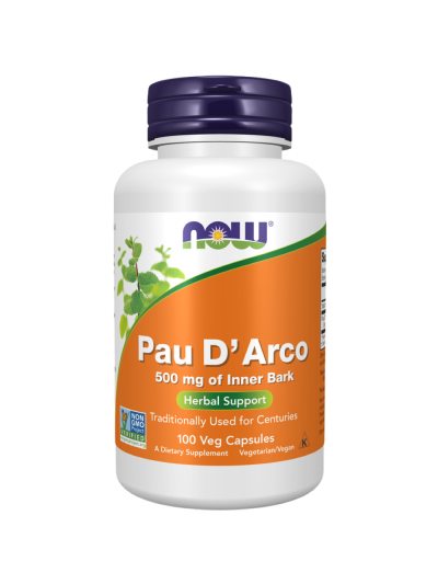 NOW FOODS Pau D'Arco 500mg 100 vcaps w Pakuj ZDROWIE Gdańsk Wrzeszcz