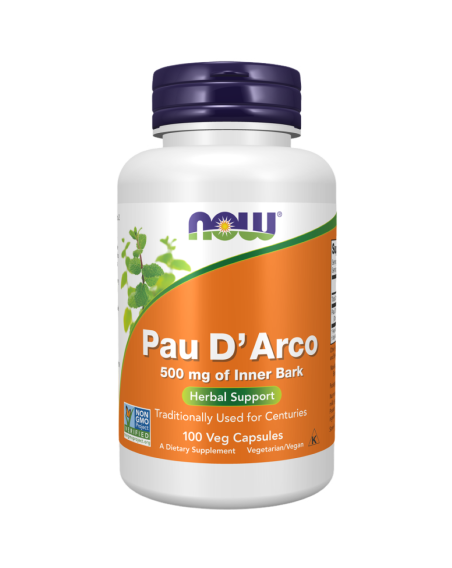 NOW FOODS Pau D'Arco 500mg 100 vcaps w Pakuj ZDROWIE Gdańsk Wrzeszcz