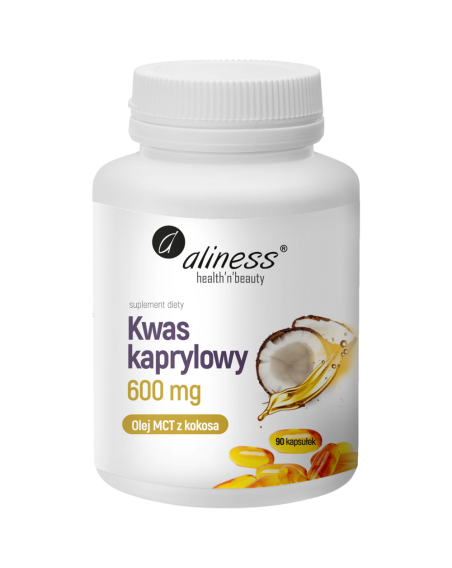 ALINESS Kwas kaprylowy 600mg 90 caps w Pakuj ZDROWIE Gdańsk Wrzeszcz
