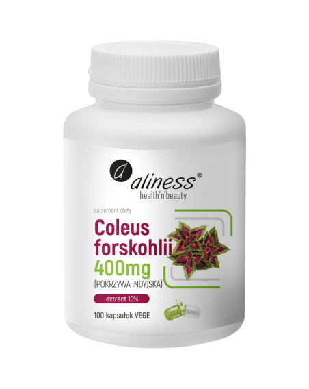 ALINESS Coleus forskohlii 400mg 100 vcaps w Pakuj ZDROWIE Gdańsk Wrzeszcz