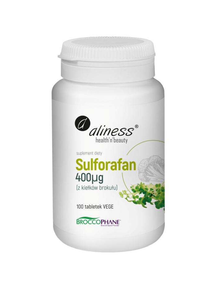 ALINESS Sulforafan 400mcg 100 vtabs w Pakuj ZDROWIE Gdańsk Wrzeszcz