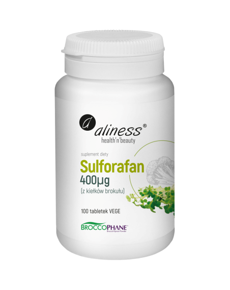 ALINESS Sulforafan 400mcg 100 vtabs w Pakuj ZDROWIE Gdańsk Wrzeszcz