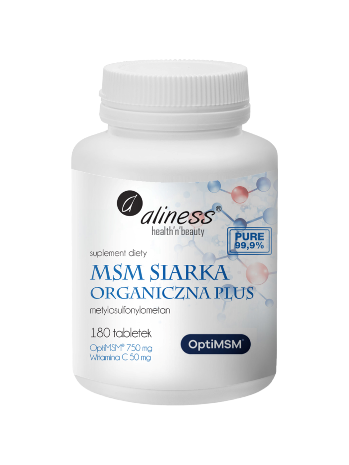 ALINESS MSM Siarka Organiczna Plus 180 tabs w Pakuj ZDROWIE Gdańsk Wrzeszcz