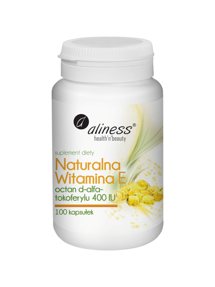 ALINESS Naturalna Witamina E 400IU 100 caps w Pakuj ZDROWIE Gdańsk Wrzeszcz