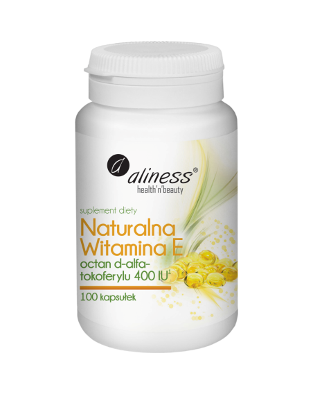 ALINESS Naturalna Witamina E 400IU 100 caps w Pakuj ZDROWIE Gdańsk Wrzeszcz