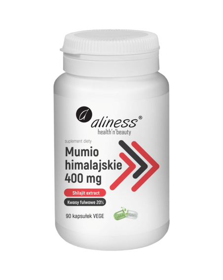 ALINESS Mumio himalajskie 400mg 90 vcaps w Pakuj ZDROWIE Gdańsk Wrzeszcz