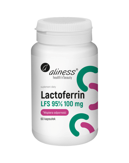 ALINESS Lactoferrin LFS 95% 100mg 60 caps w Pakuj ZDROWIE Gdańsk Wrzeszcz