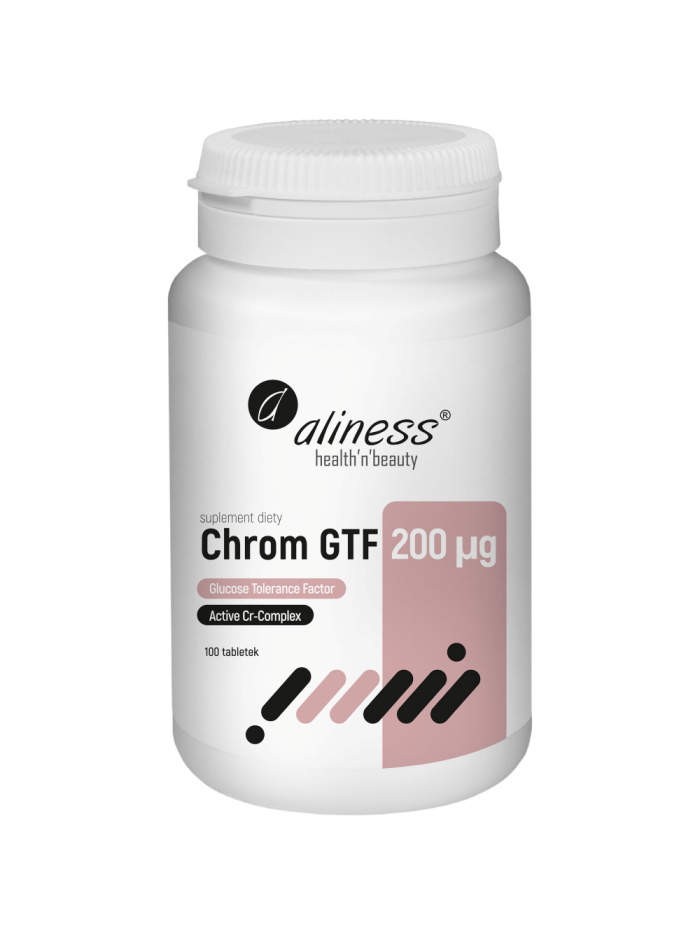 ALINESS Chrom GTF 200mcg 100 tabs w Pakuj ZDROWIE Gdańsk Wrzeszcz