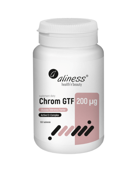 ALINESS Chrom GTF 200mcg 100 tabs w Pakuj ZDROWIE Gdańsk Wrzeszcz