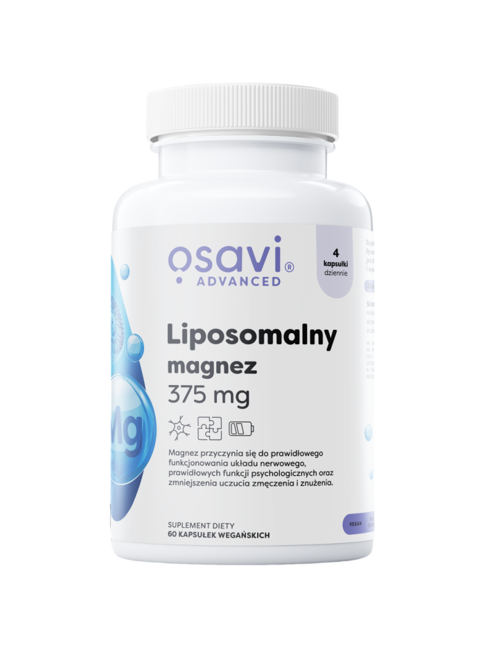 OSAVI Liposomalny magnez 375mg 60 vcaps w Pakuj ZDROWIE Gdańsk Wrzeszcz