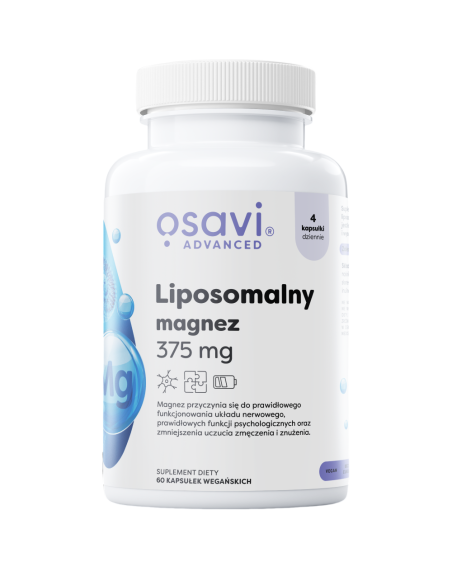 OSAVI Liposomalny magnez 375mg 60 vcaps w Pakuj ZDROWIE Gdańsk Wrzeszcz